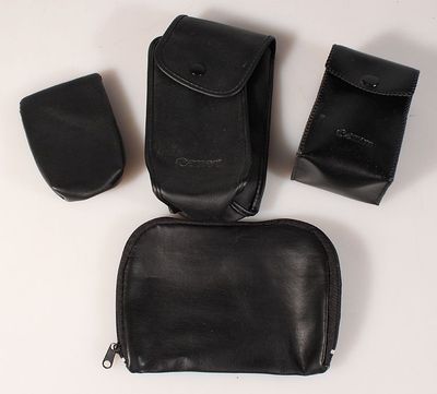CANON FLASH AND ACCESSORY CASES AND OTHER, GROUP OF 4