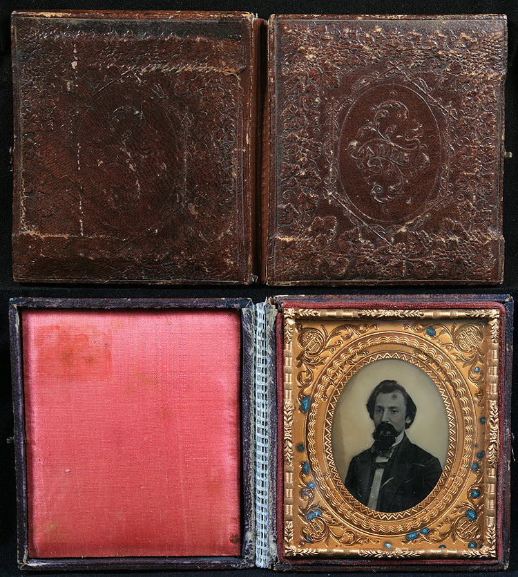 Ambrotype Wykes Pattern Cut Out Early/ Mid 1850s