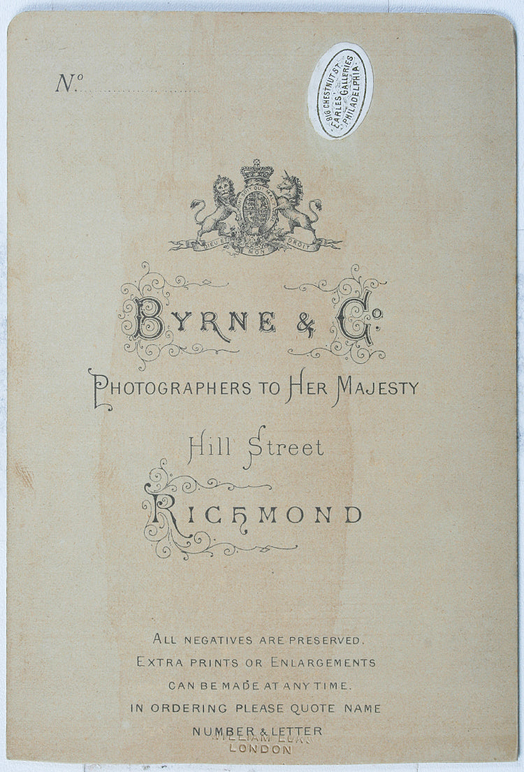Infant Duke of Albany , Richmond Cabinet Card