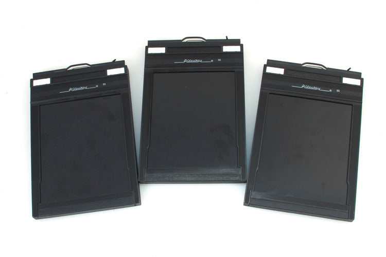 4x5 Sheet Film Holders Riteway W Tri-X Film Inside Set of 3