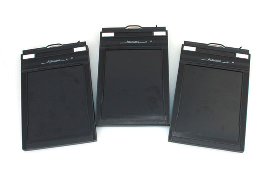 4x5 Sheet Film Holders Riteway W Tri-X Film Inside Set of 3