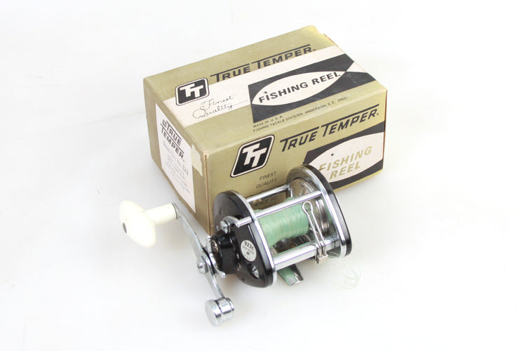 Vintage Ocean City True Temper 923C Fishing Reel Large Capacity Star Drag in Box