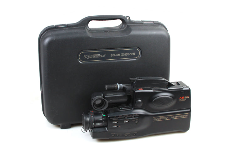 Quasar X8 VHS Camcorder in Case for Prop or Display Only