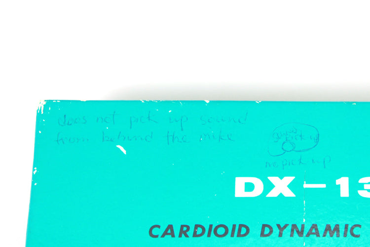 Vintage Mura Piezo Dx-130 Cardiod Dynamic Microphone