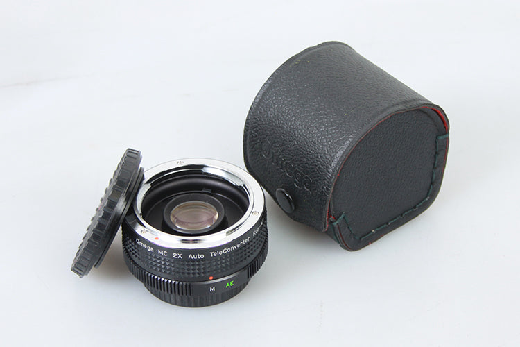 Omega 2x Doubler Teleconverter for Konica W Caps & Case