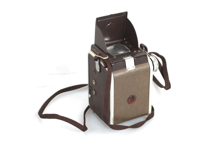 Art Deco Kodak Duaflex IV Camera Waist Level w Strap
