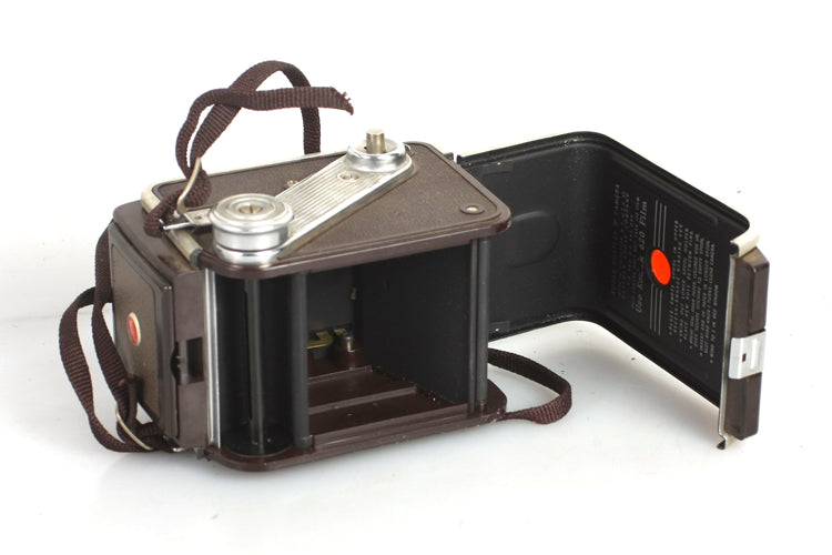 Art Deco Kodak Duaflex IV Camera Waist Level w Strap