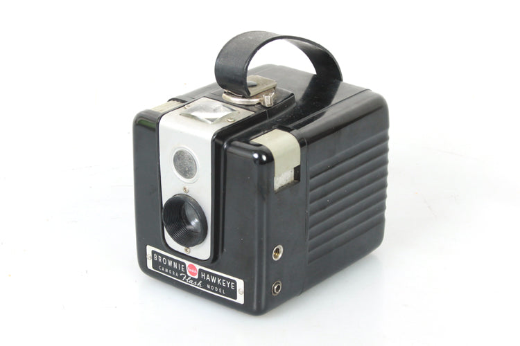 Art Deco Camera Set of 2 - Kodak Brownie Hawkeye & Brownie Flash Six-20