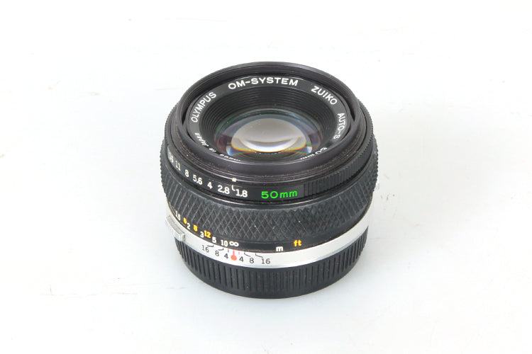 OM-System Zuiko Olympus MC Auto-S 50mm F/1.8 Manual Focus Camera Lens