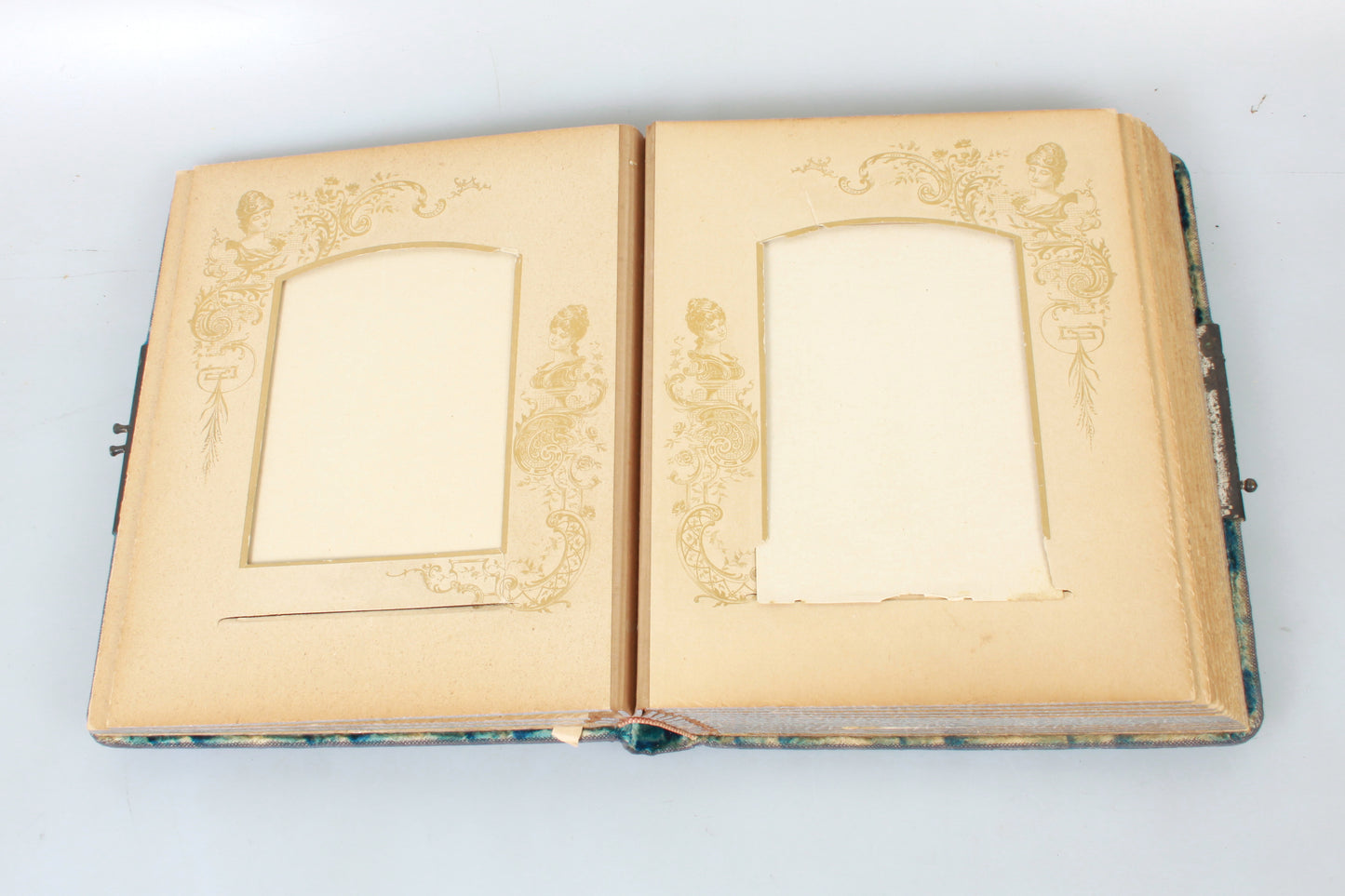 Vintage Photo Album Cabinet Cards Late 1800s