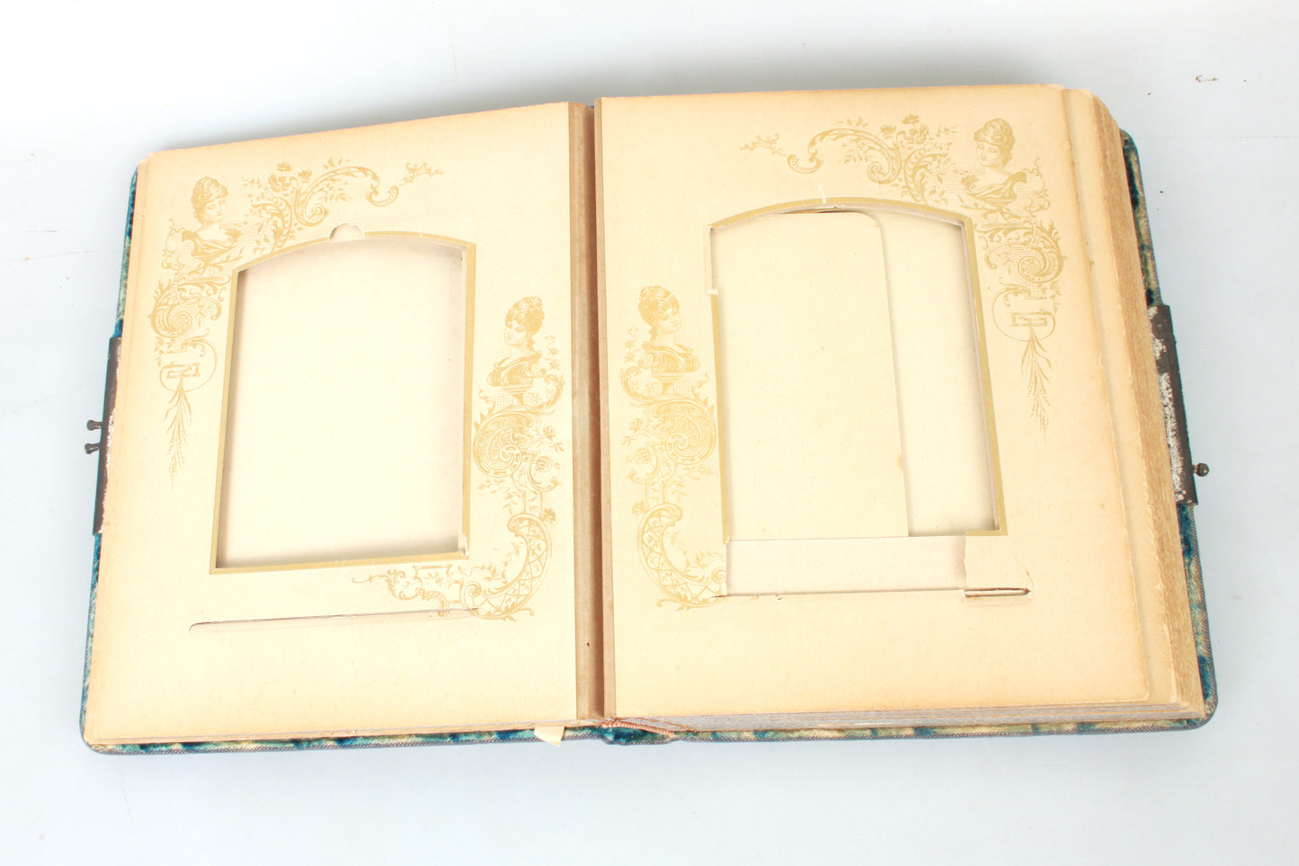 Vintage Photo Album Cabinet Cards Late 1800s