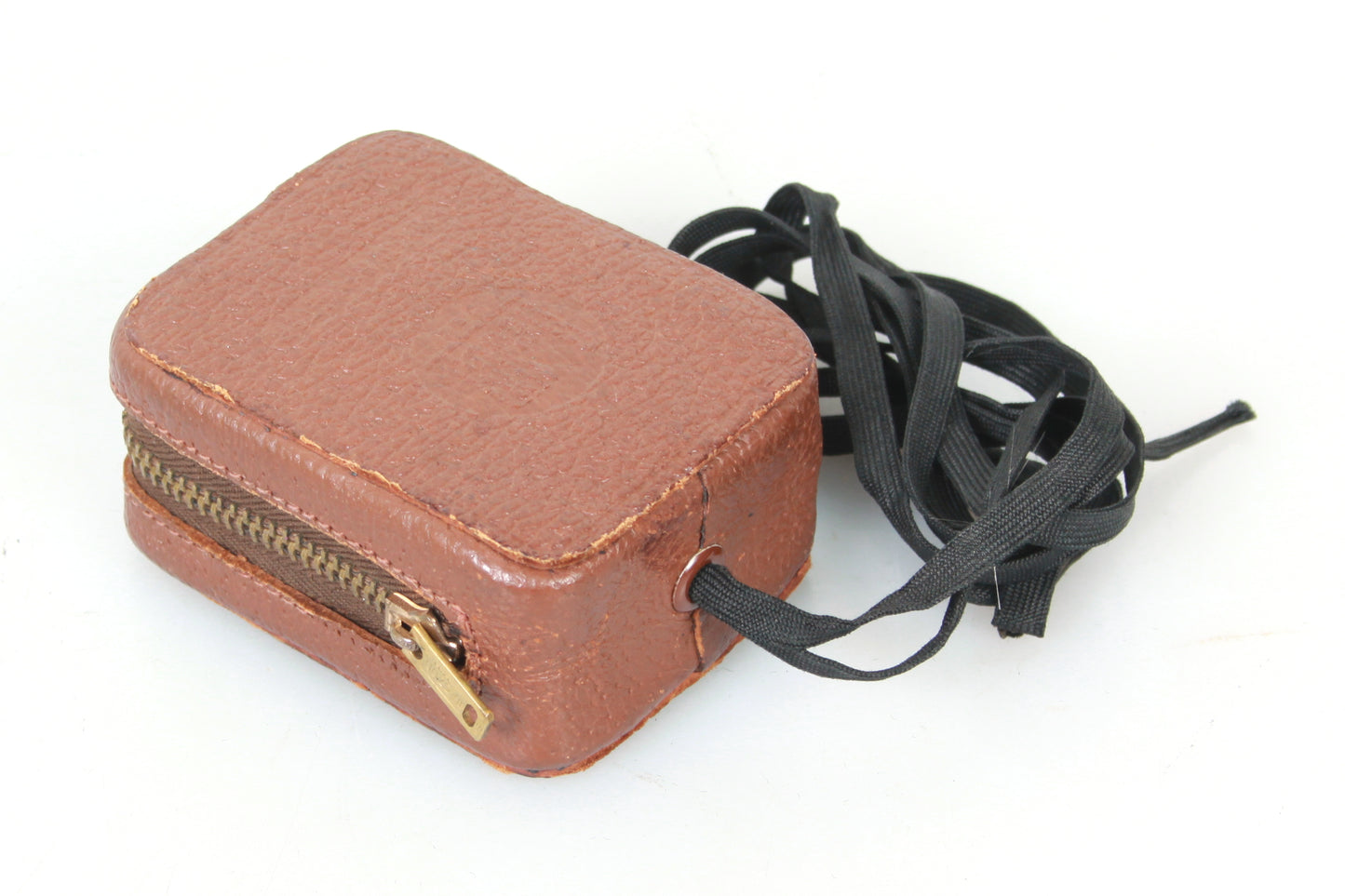 Art Deco DeJur Light Meter & Leather Case for Prop/Display