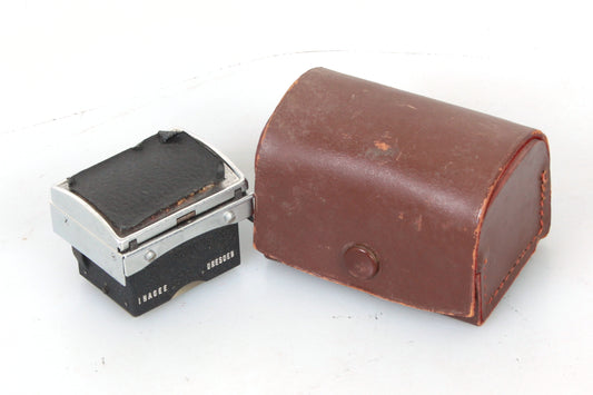 Ihagee Waist Level Viewfinder Exakta WLF VX IIA in Leather Case