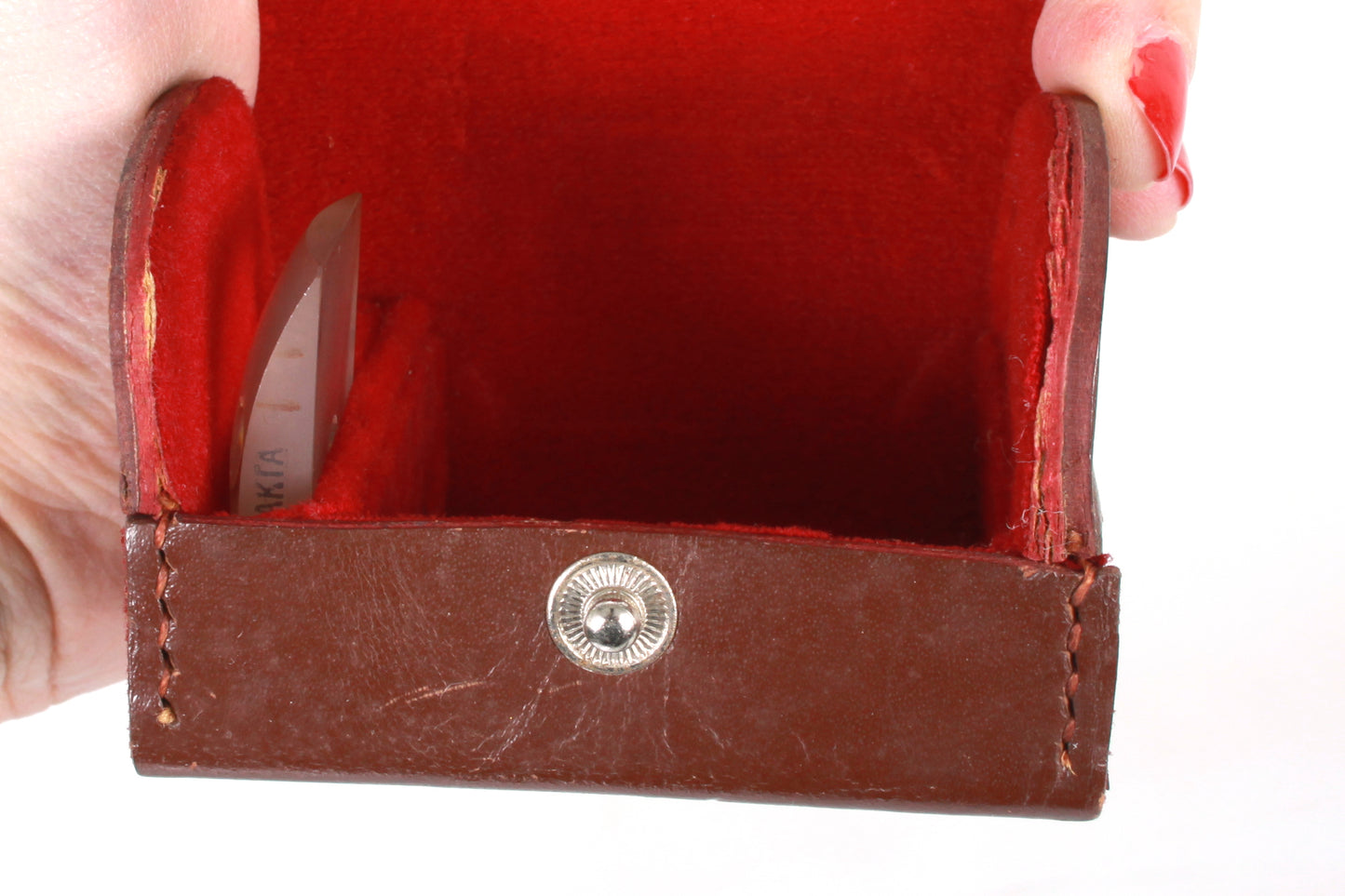 Ihagee Waist Level Viewfinder Exakta WLF VX IIA in Leather Case