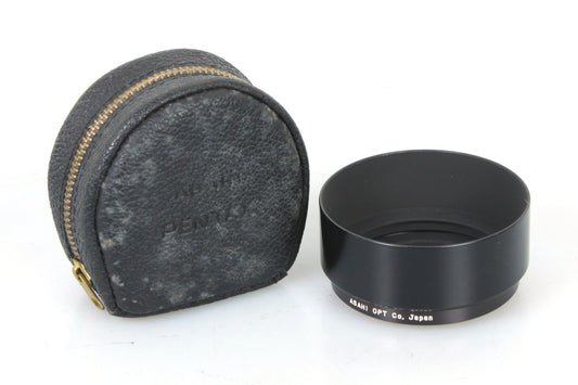 Rare Early Asahi Pentax 46mm Screw-in Takumar Metal Lens Hood Shade w/ Case