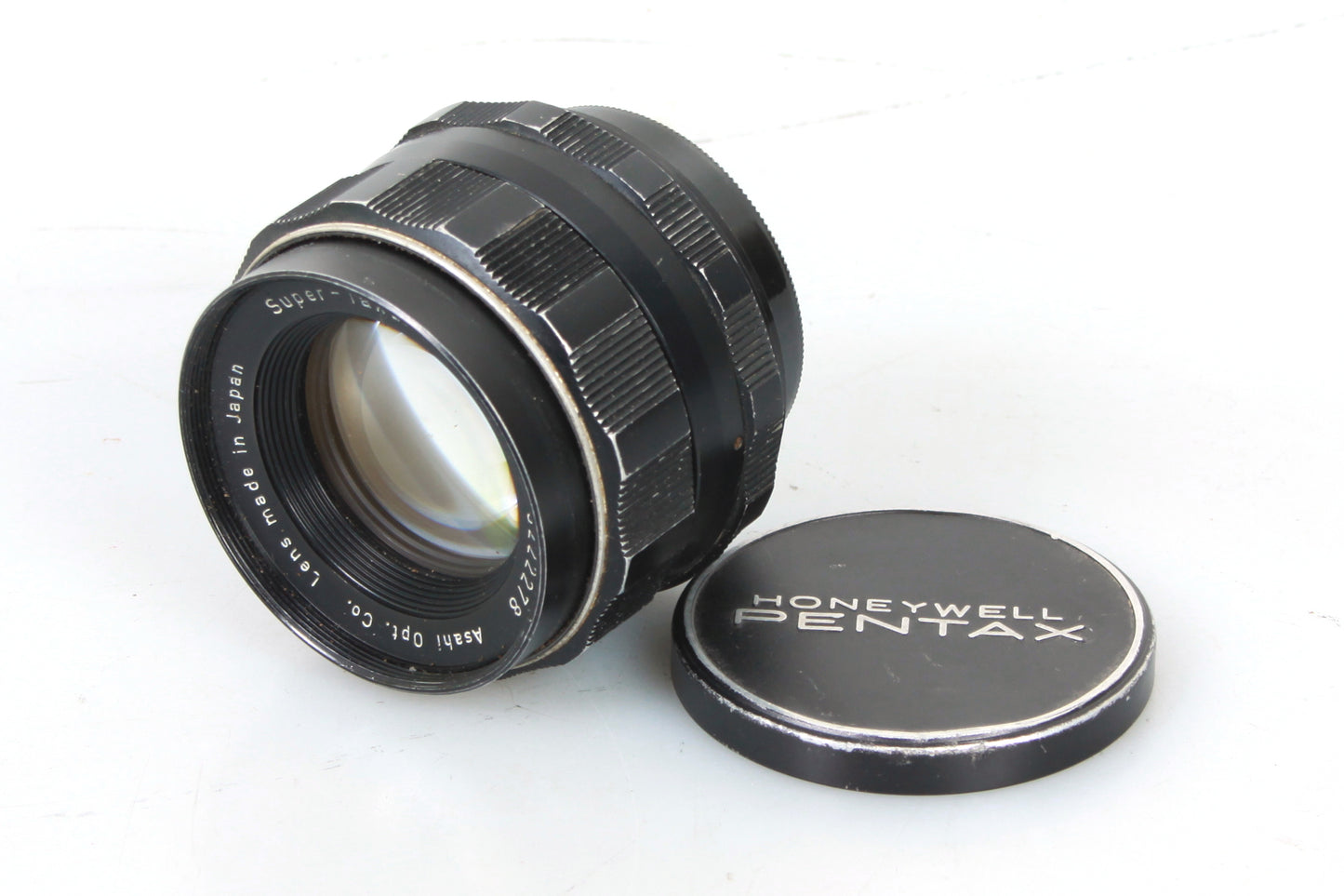 Pentax Super Takumar 55mm M42 Screw Mount Lens w Front & Rear Lens Caps