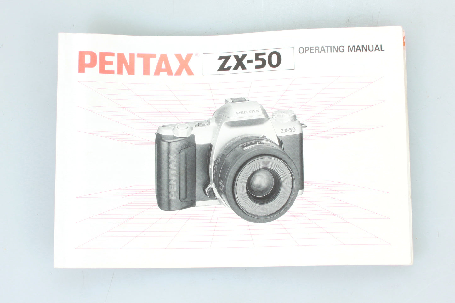 Pentax ZX-50 35mm SLR Film Camera & 35-80mm Zoom Lens w New Batteries & Manual