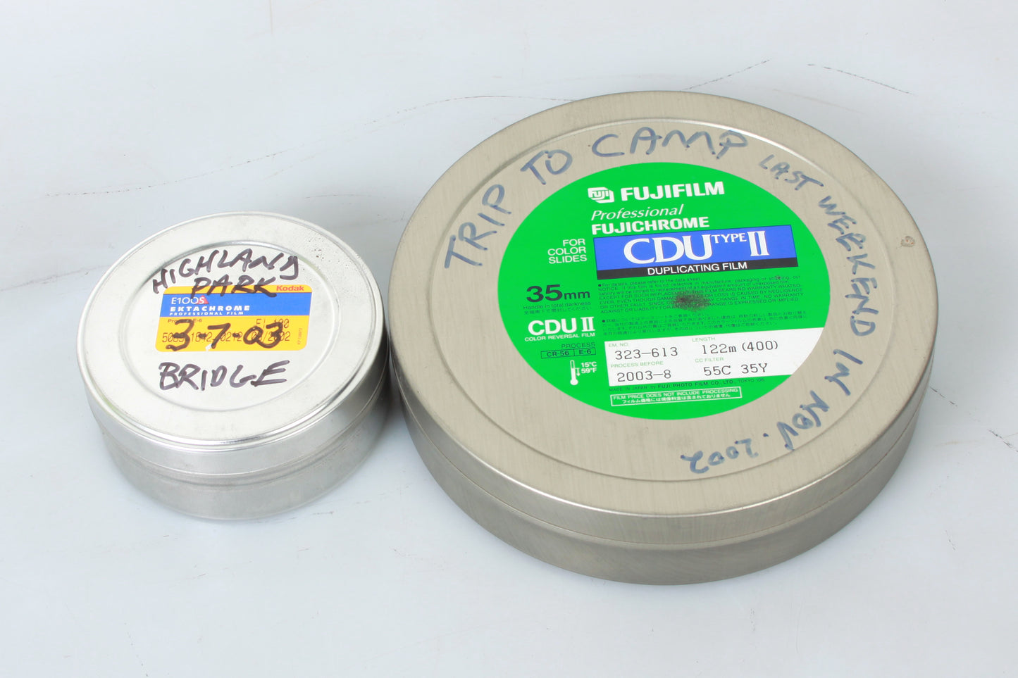 Kodak & Fuji Movie Film Tins Set 2