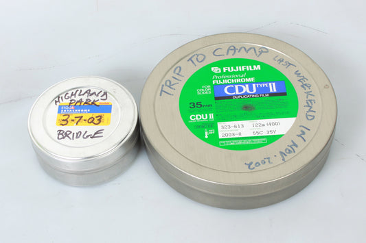 Kodak & Fuji Movie Film Tins Set 2