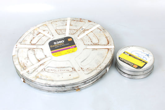Kodak Movie Film Cans 400 Ft & 2000 Ft Set 2