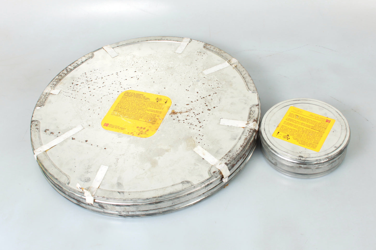 Kodak Movie Film Cans 400 Ft & 2000 Ft Set 2