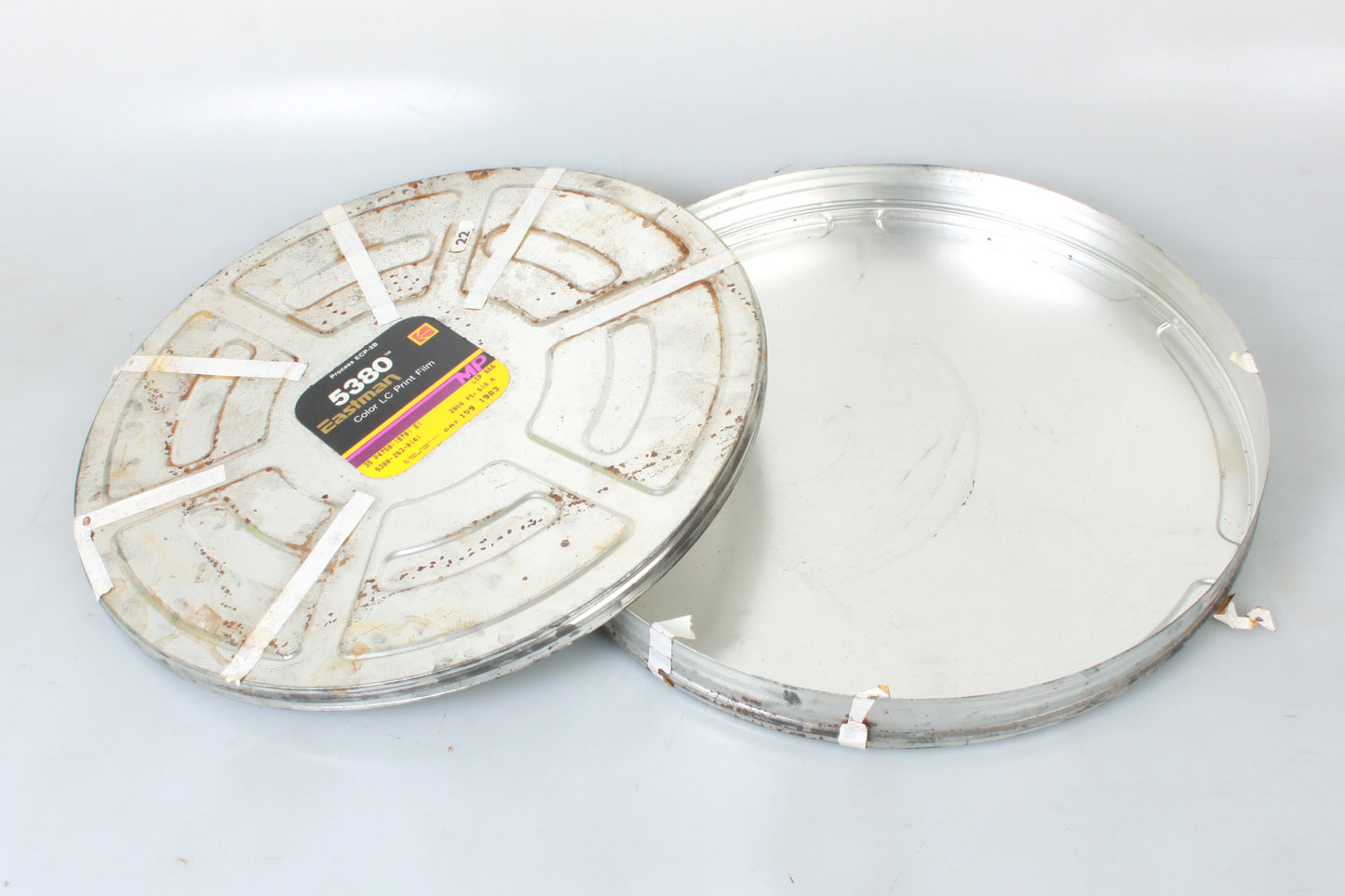 Kodak Movie Film Cans 400 Ft & 2000 Ft Set 2