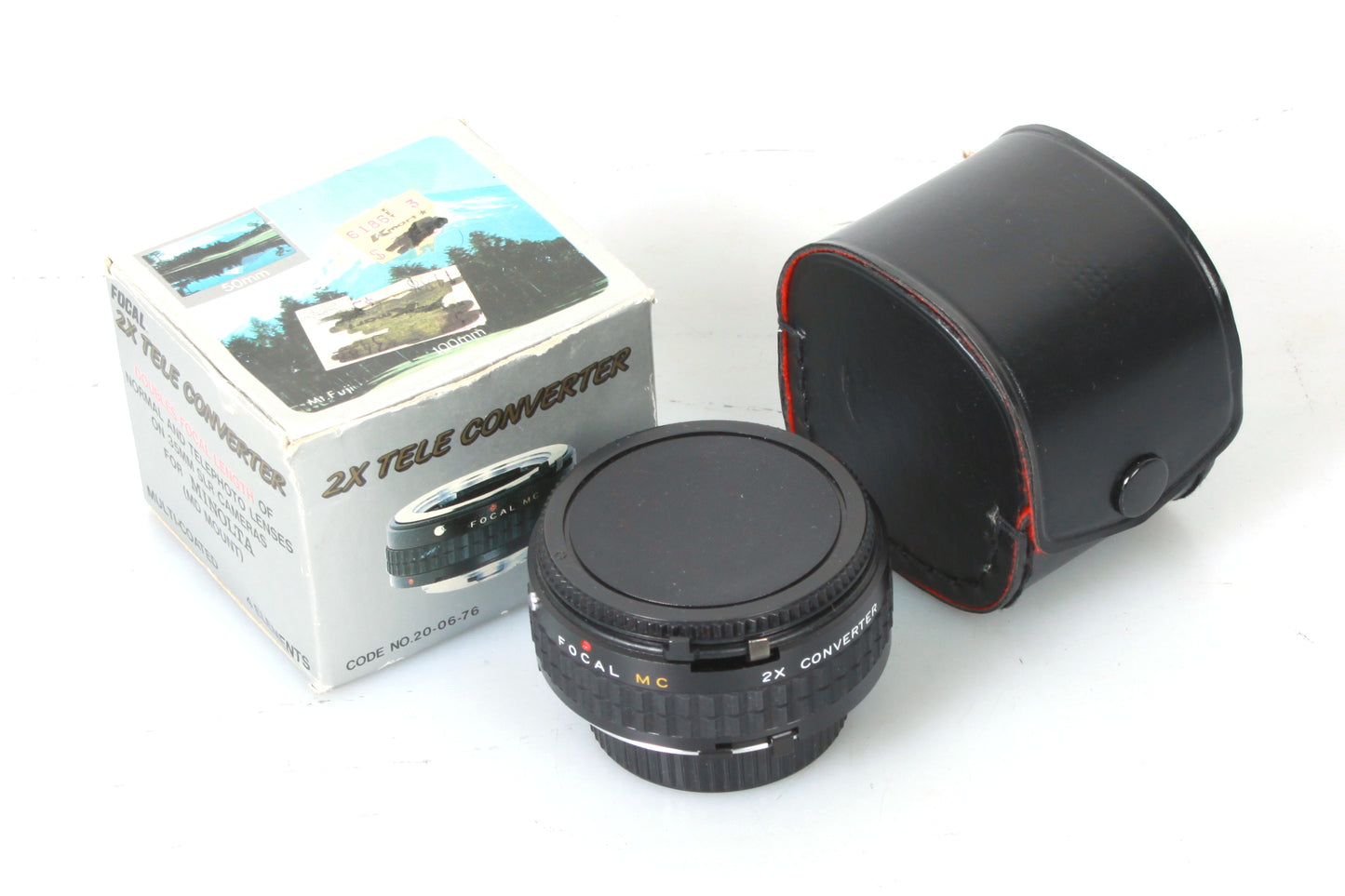 Focal Doubler 2 X Tele Converter for Minolta MD in Case