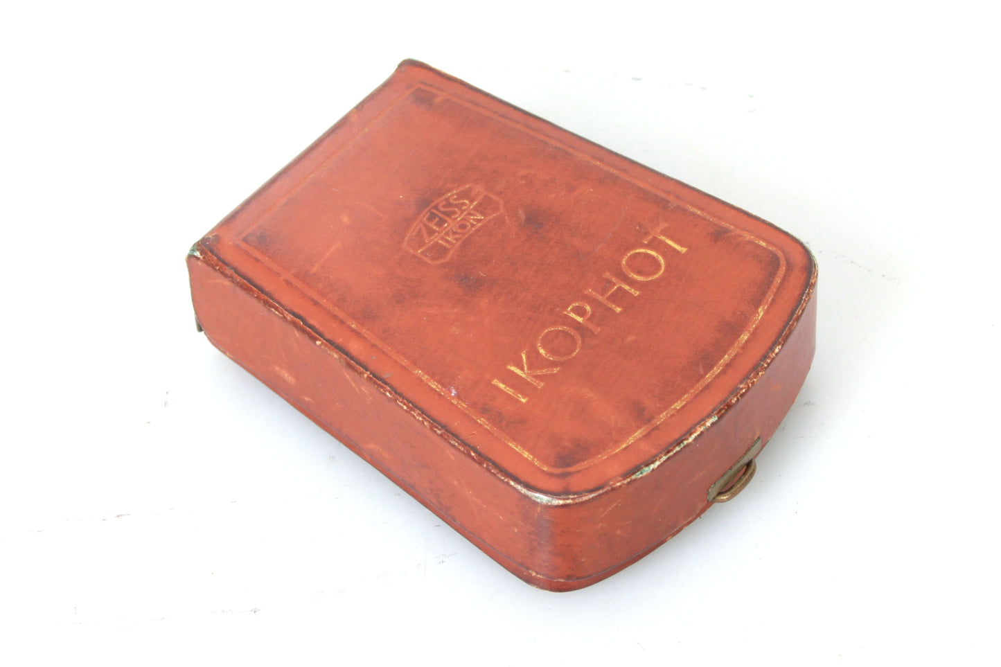 Vintage Original Zeiss Ikon Ikophot Light Meter Art Deco in Leather Case