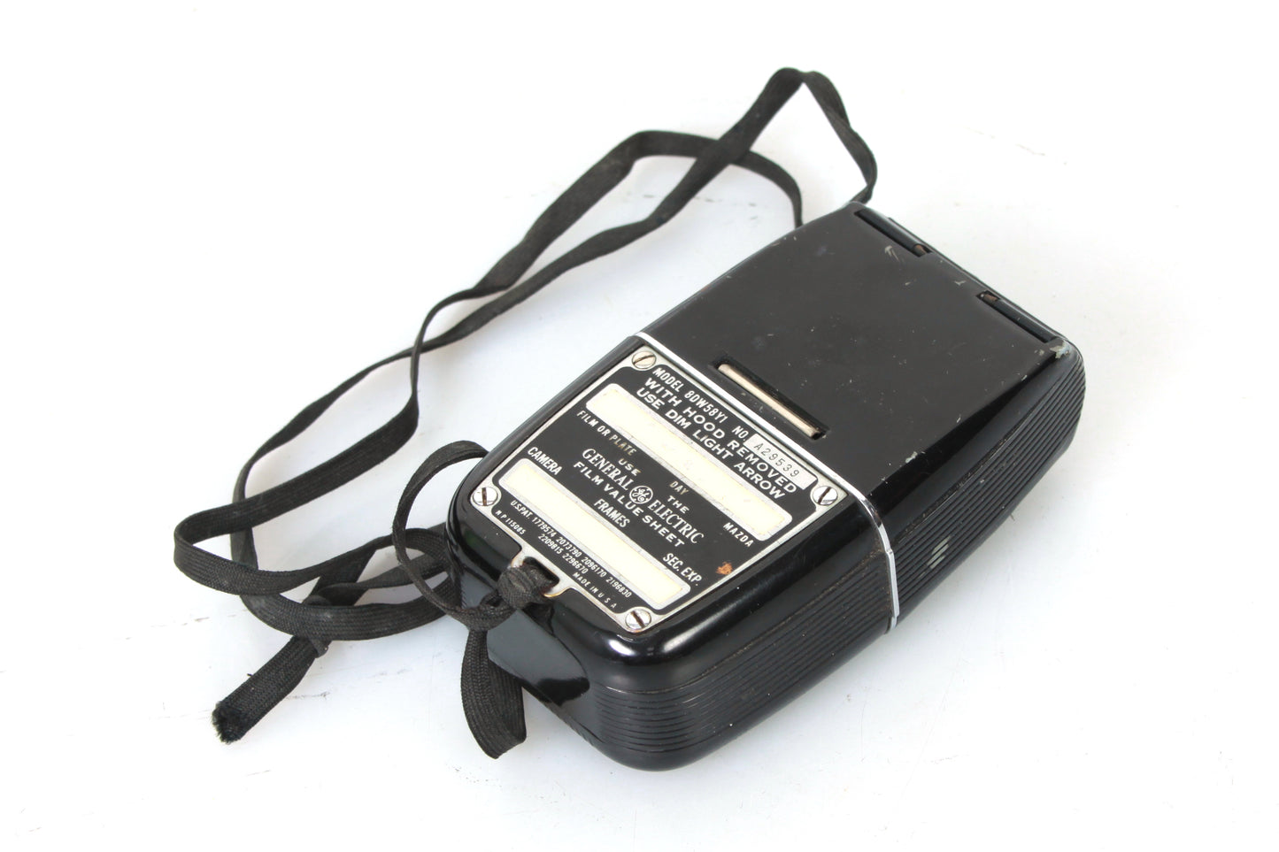 General Electric Light Values (Foot Candles) Art Deco Light Meter for Display/Prop