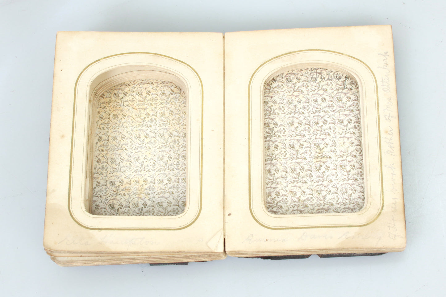 Antique Pocket Photo Album 1860s for CDV/Tintype