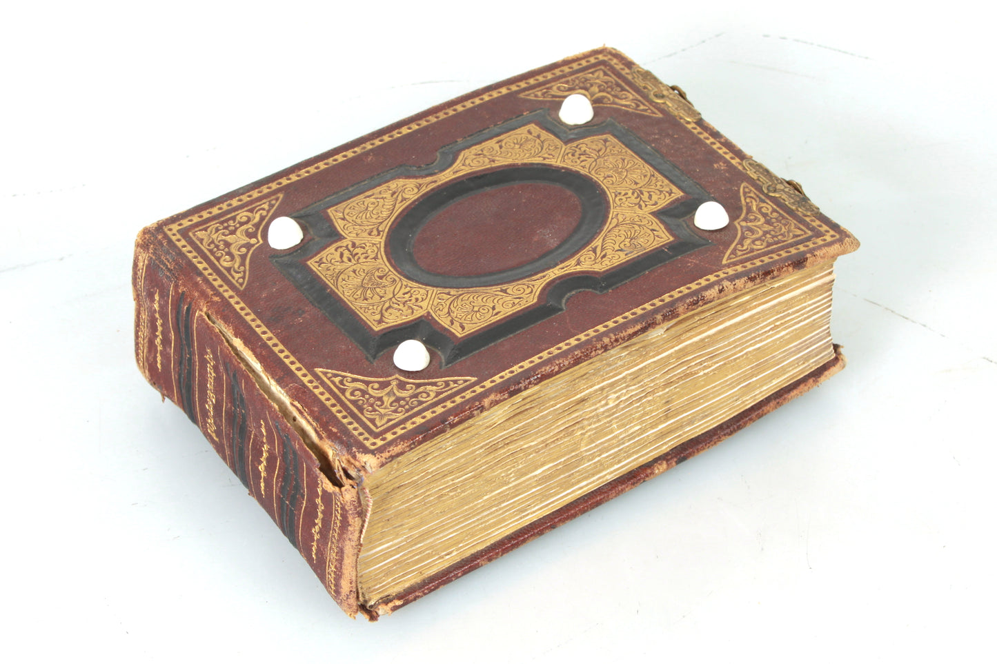 Vintage Antique Photo Album 1860s CDV/Tintype