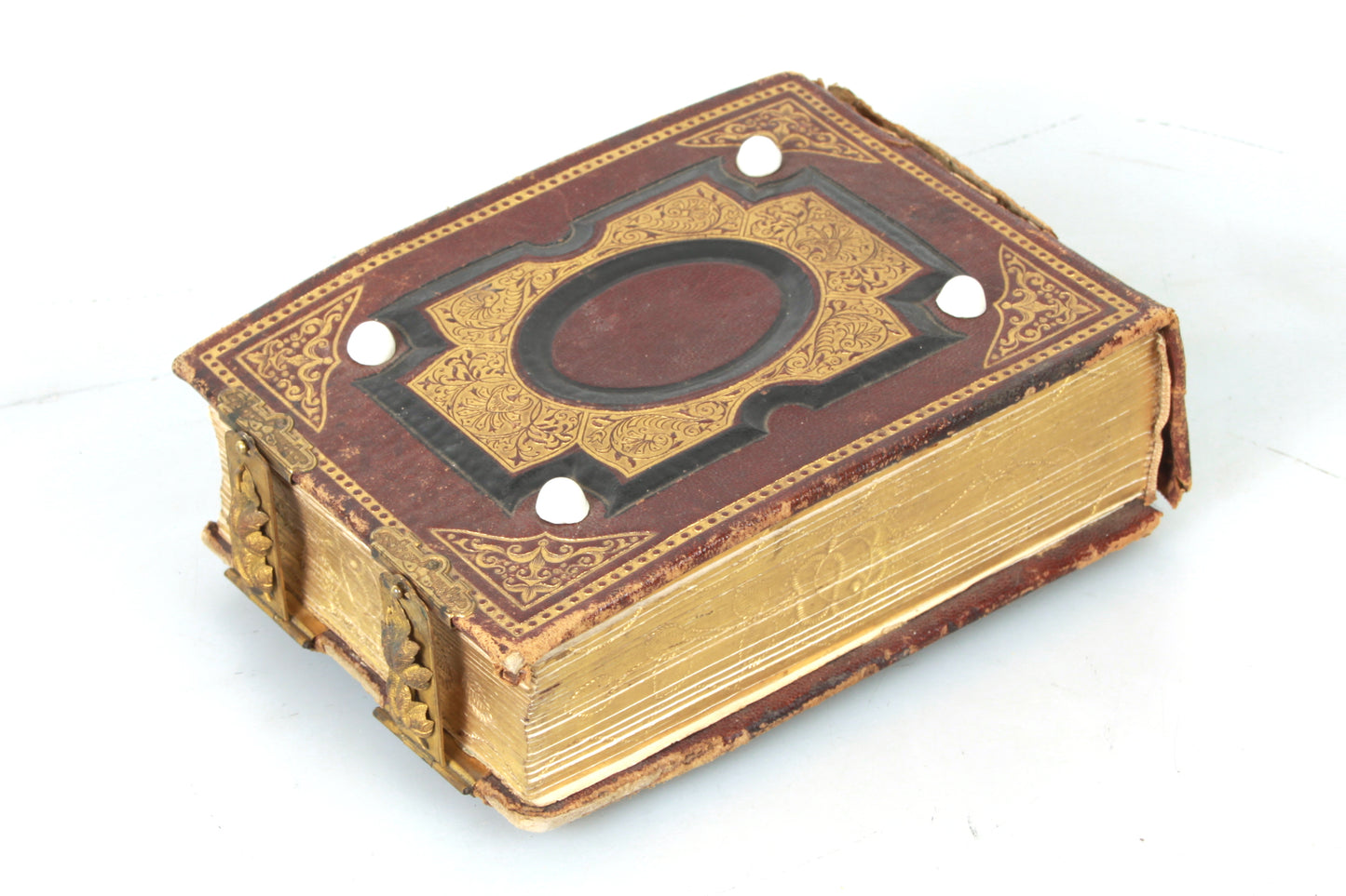Vintage Antique Photo Album 1860s CDV/Tintype