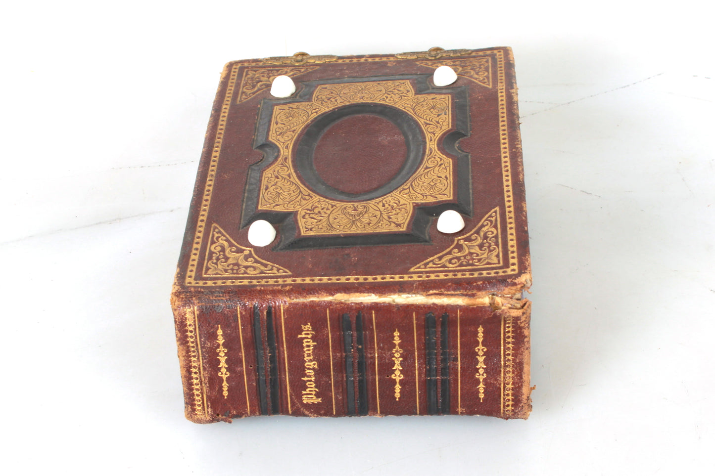 Vintage Antique Photo Album 1860s CDV/Tintype