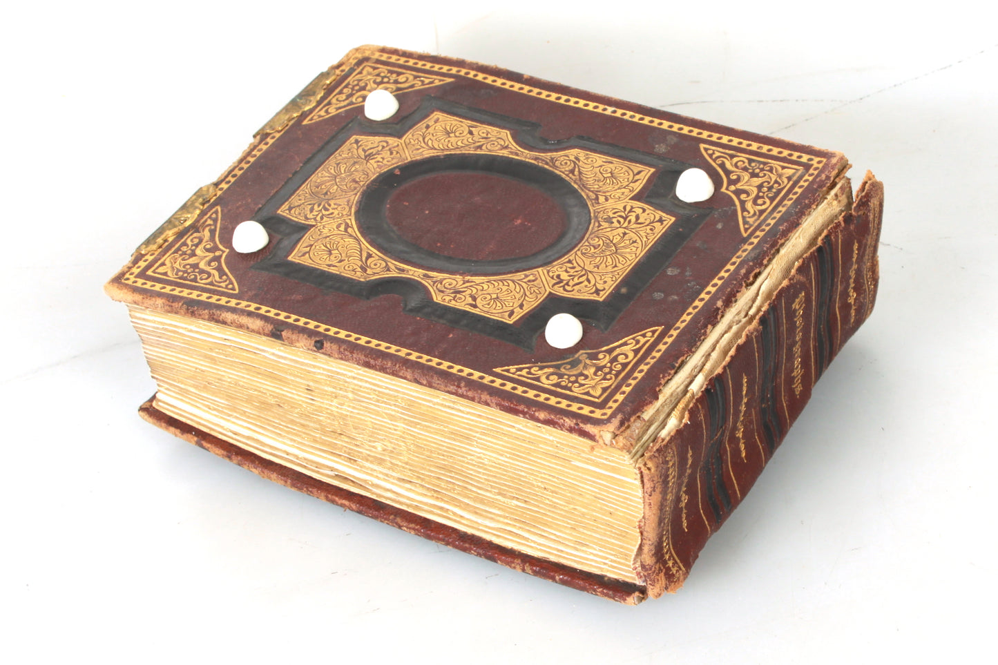 Vintage Antique Photo Album 1860s CDV/Tintype