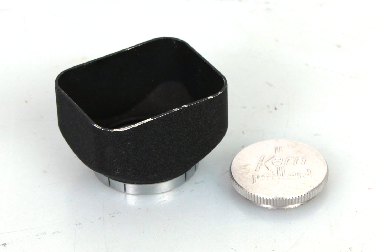 Switar 5.5mm F/1.8 D-Mount Kern Paillard Lens & Hood & Front Cap