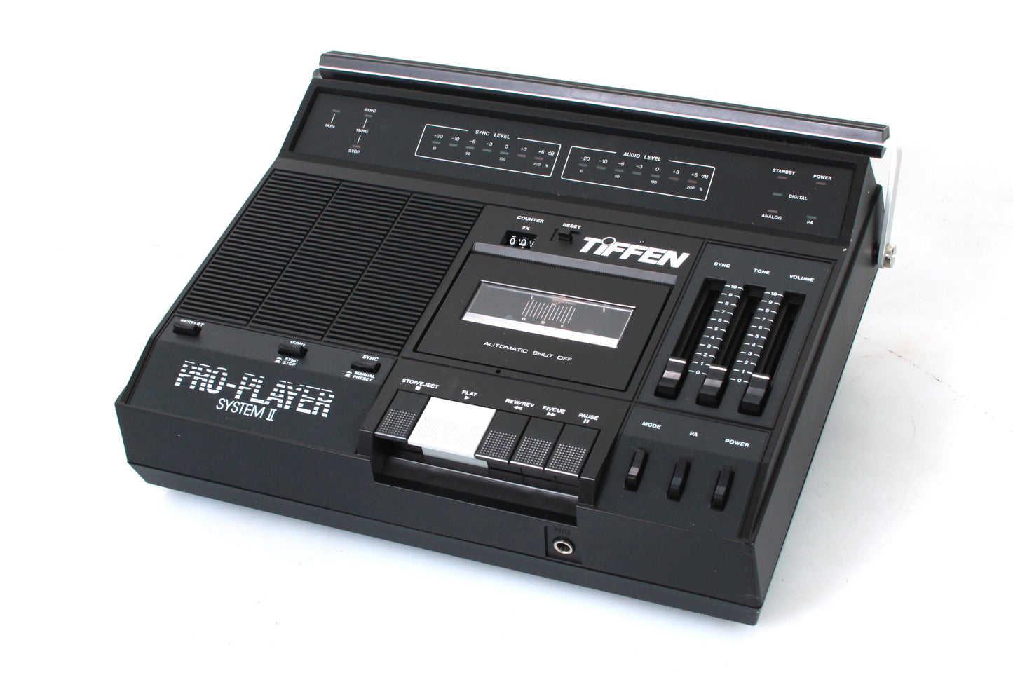 Pro-Player System II Tiffen Vintage Tape Recorder Dictaphone