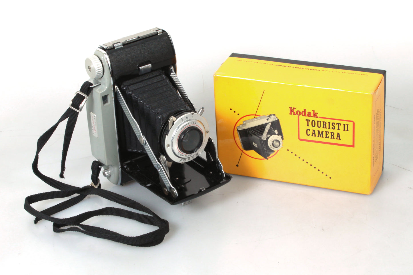 Vintage Kodak Tourist II Camera in Original Box