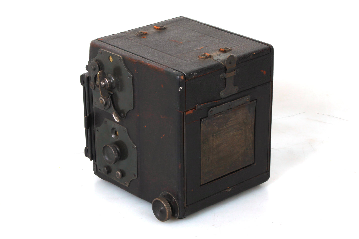 Early Auto Graflex 3x4 SLR Camera W/ Bausch & Lomb Tessar Lens