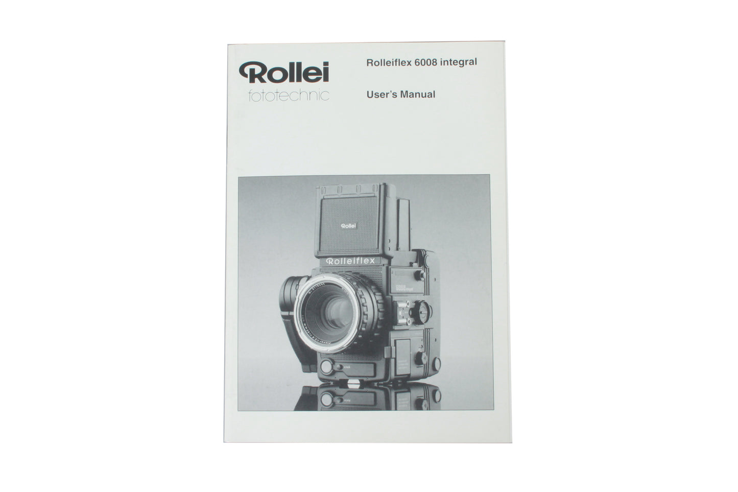 6008 Integral Rolleiflex Rollei Users Instruction Manual