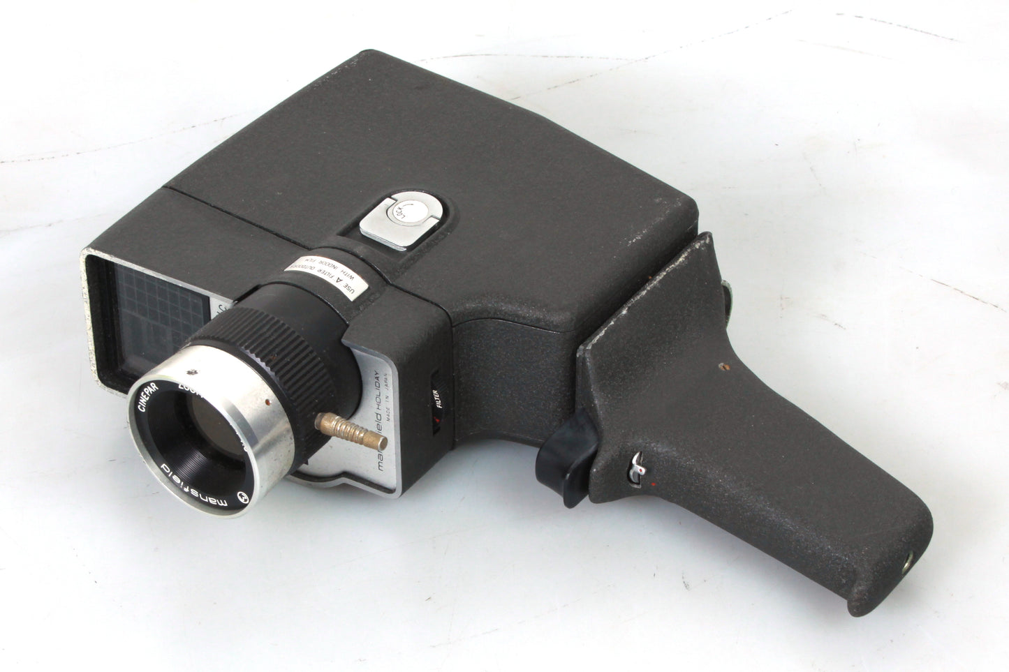Mansfield Holiday 8mm Art Deco Movie Camera W Grip