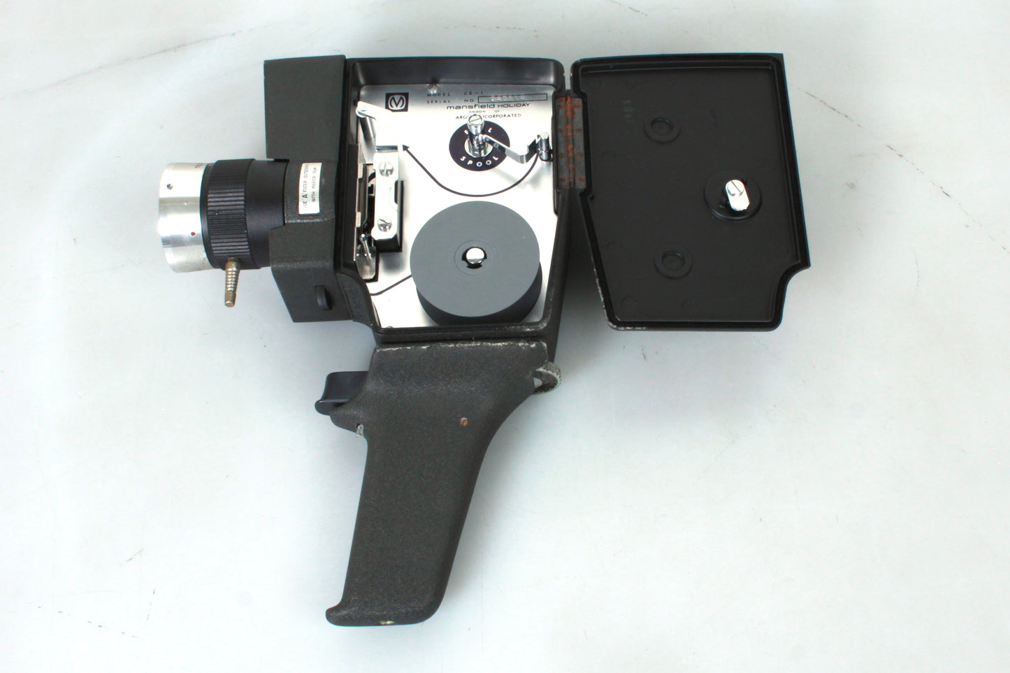 Mansfield Holiday 8mm Art Deco Movie Camera W Grip