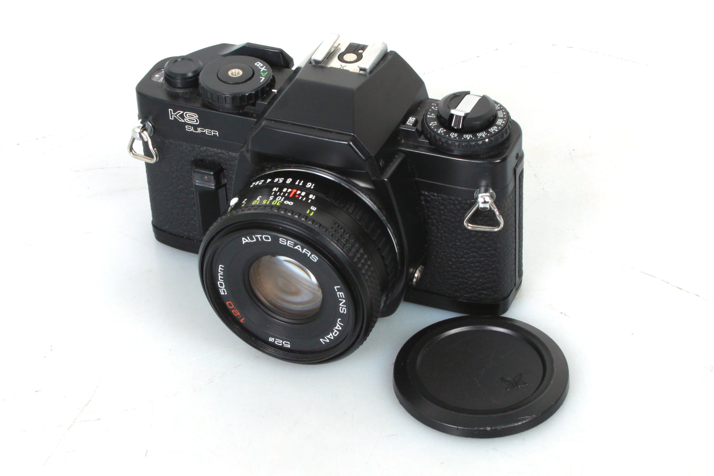 Sears KS 35mm Student Camera W 50mm Lens & Manual & New Battery