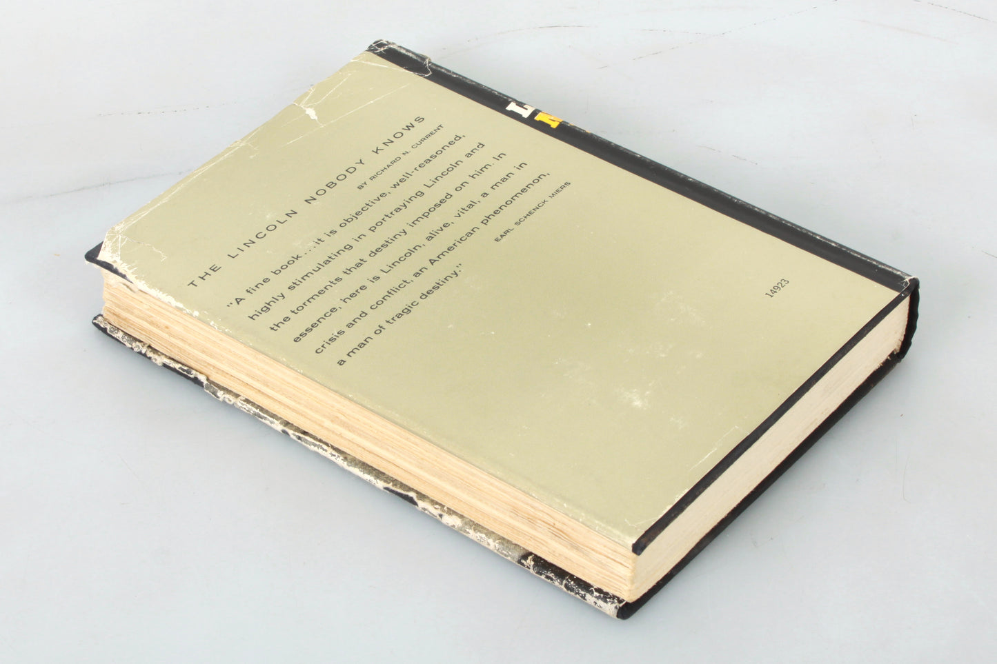 The Lincoln Nobody Knows by Richard N. Current 1958 1st Edition