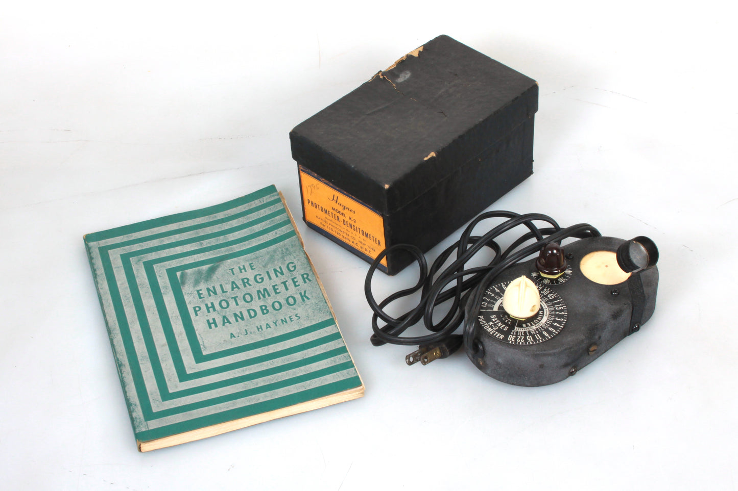 Haynes Model K-2 Photometer-Densitometer Boxed & Handbook - Display
