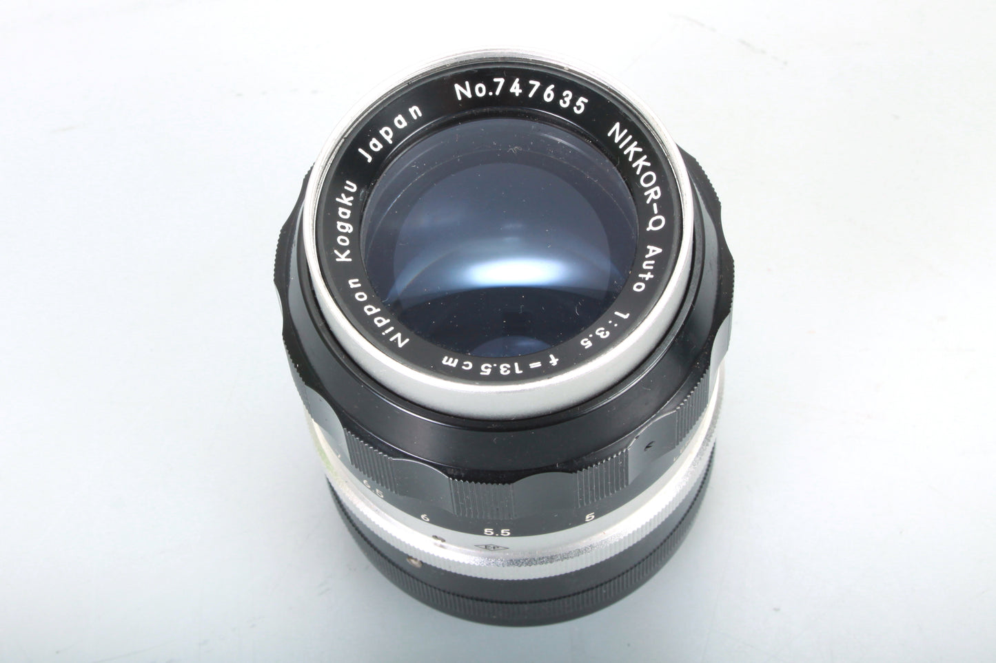 13.5cm (135mm) Nikkor Q Manual Focus Lens W Original Lens Cap/Case/Paperwork