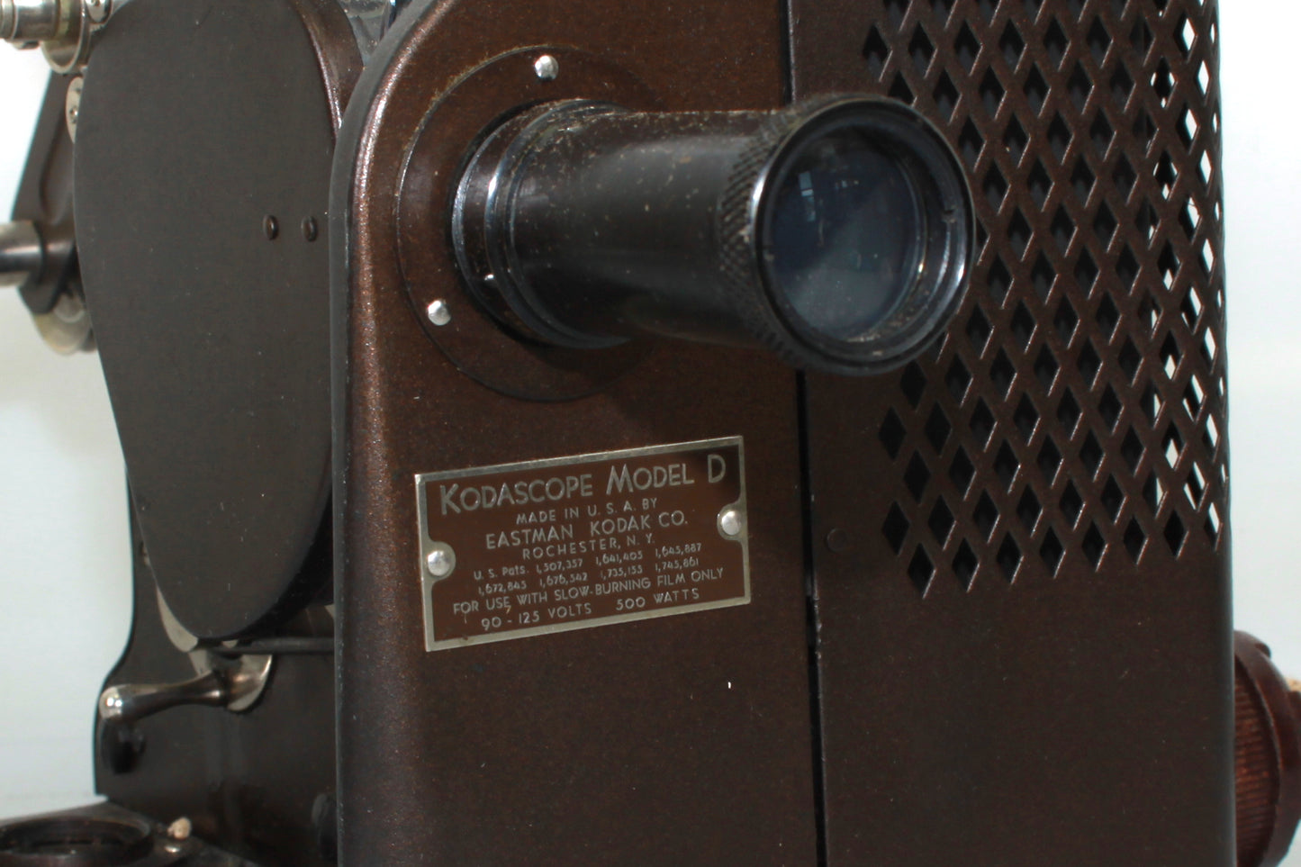 Art Deco Kodak Kodascope Model D 16mm Projector in Original Box - Prop/Display