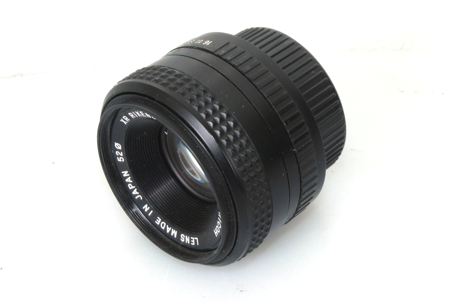 Ricoh XR Rikenon 50mm F/2 K Mount Lens W/ Front & Rear Caps