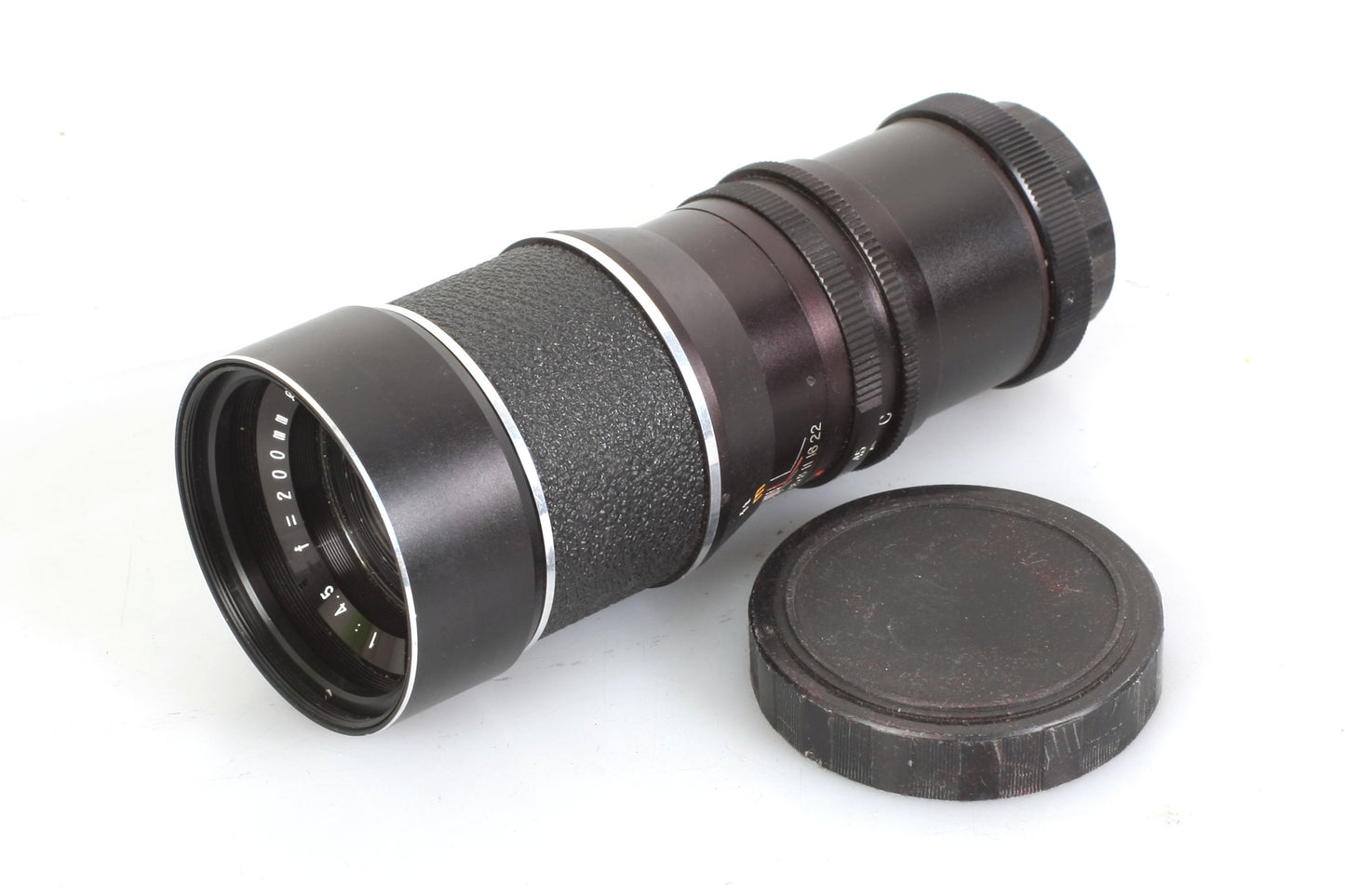 Focal 200mm F/4.5 M42 Screw Mount Lens W/ Caps & Case - Great for Micro 4/3 Cameras