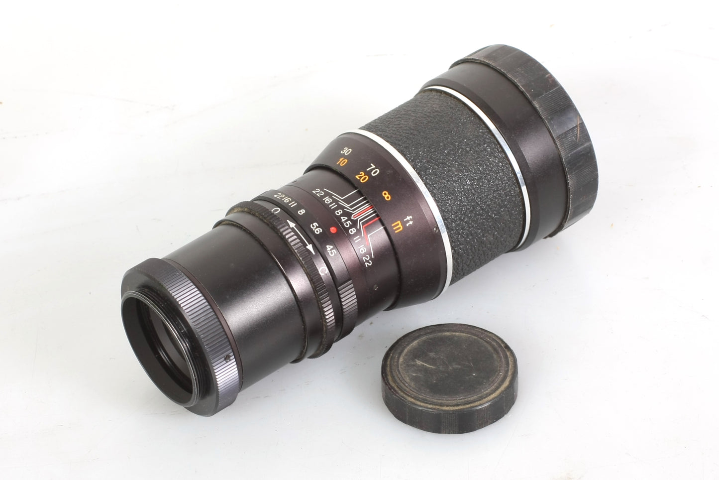 Focal 200mm F/4.5 M42 Screw Mount Lens W/ Caps & Case - Great for Micro 4/3 Cameras