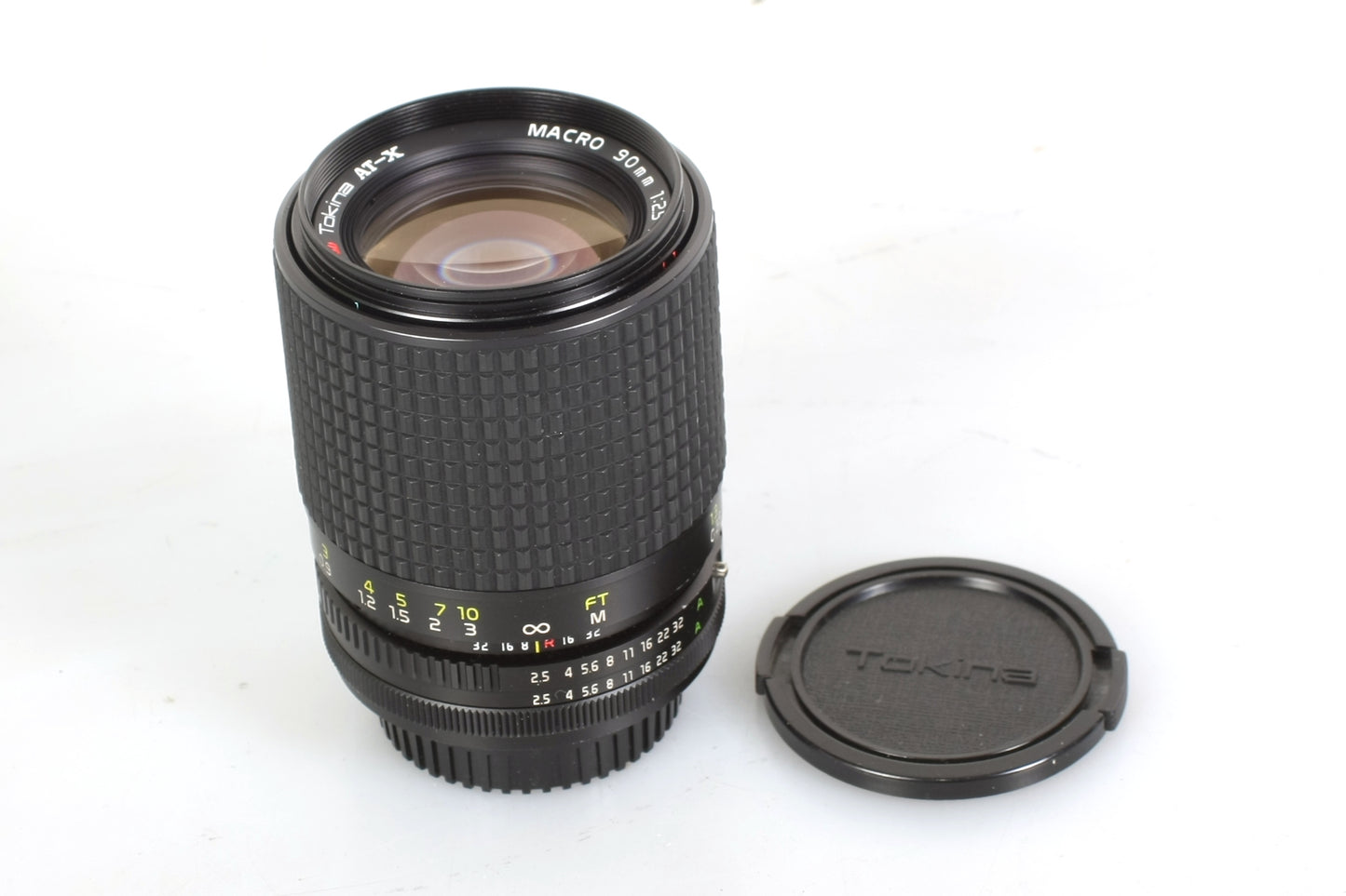 90mm F/2.5 Macro Tokina AT-X M90 for Canon FD in Box W/ Case & Macro Extender